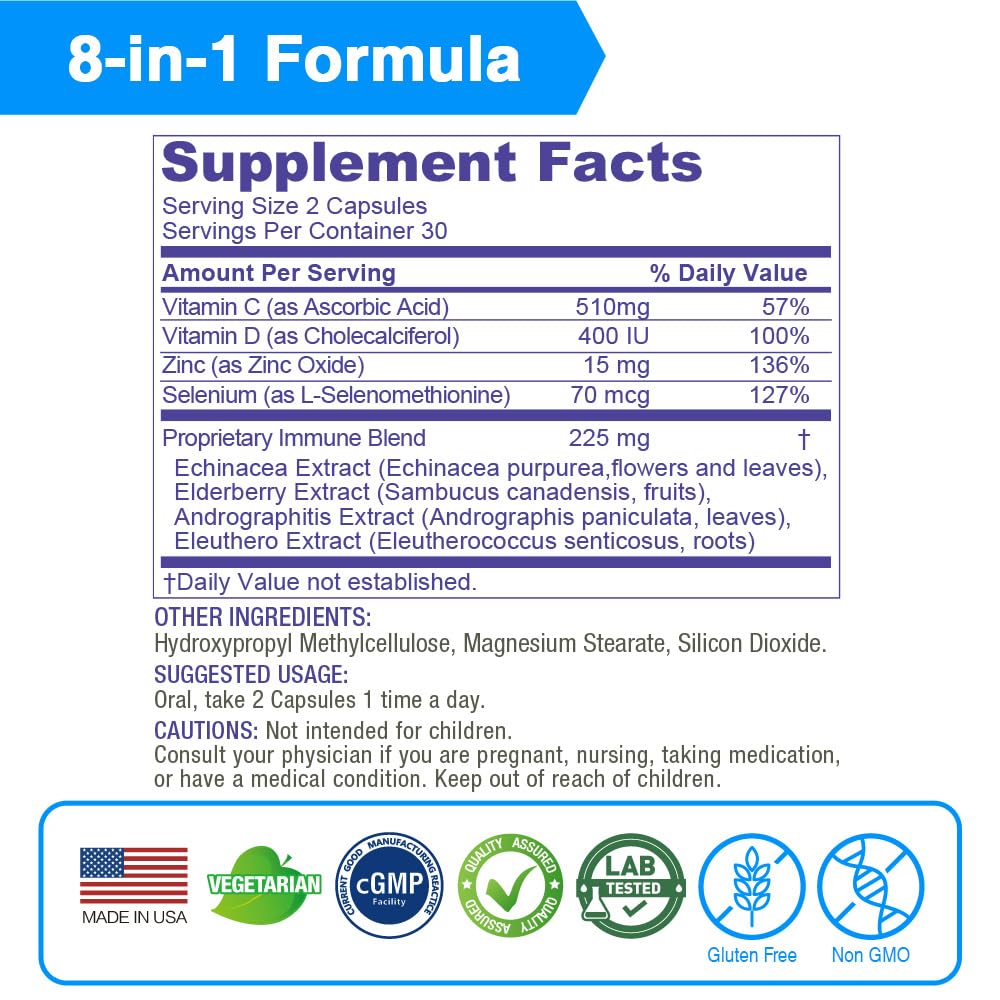 Lovita Immune Support elderberry blend visual highlighting herbal ingredients