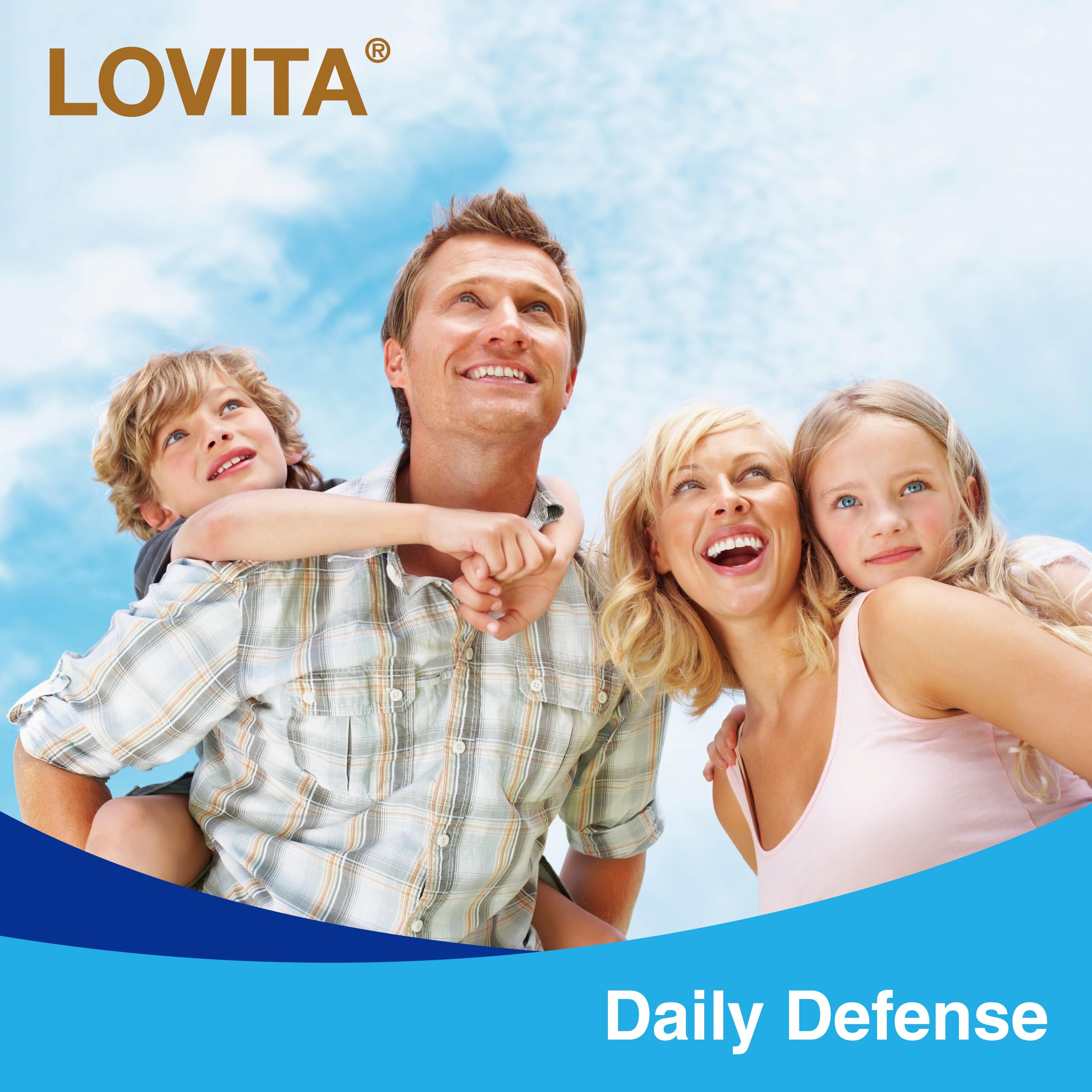 Lovita Immune Support label showing zinc and selenium minerals