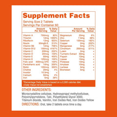 LOVITA Premium Multivitamin tablets close-up showing easy daily dosage.