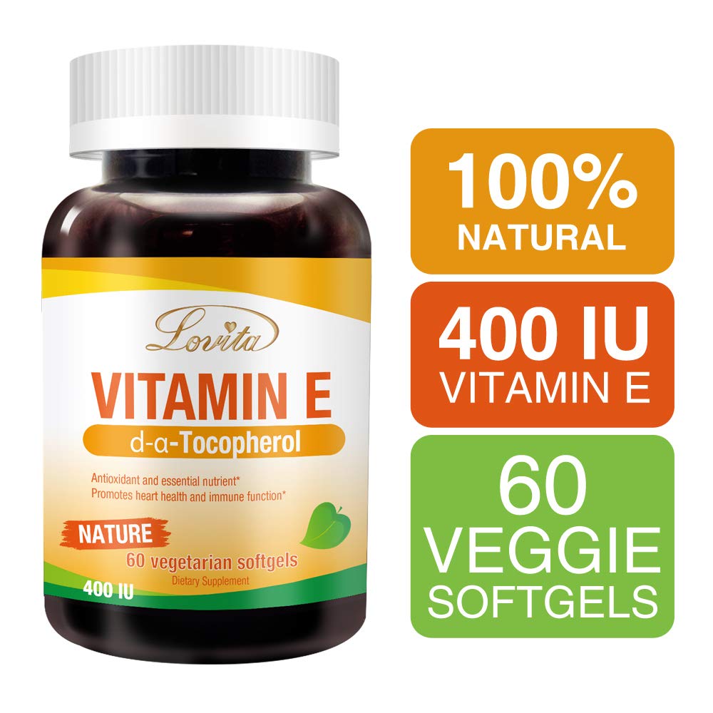 Lovita Vitamin E in d-alpha tocopherol form boosts bioavailability from plants.