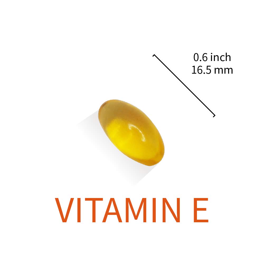Natural vitamin E capsule showing 400 IU for antioxidant-friendly routines.