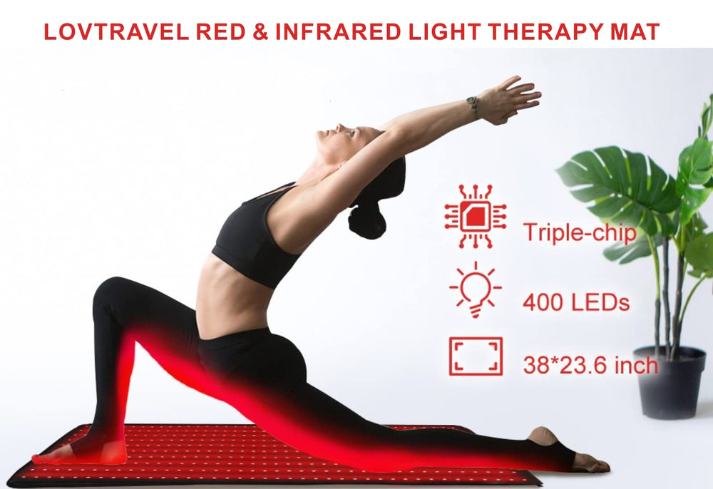 LOVTRAVEL large 38 by 23.6 inches treatment area ideal for back coverage.