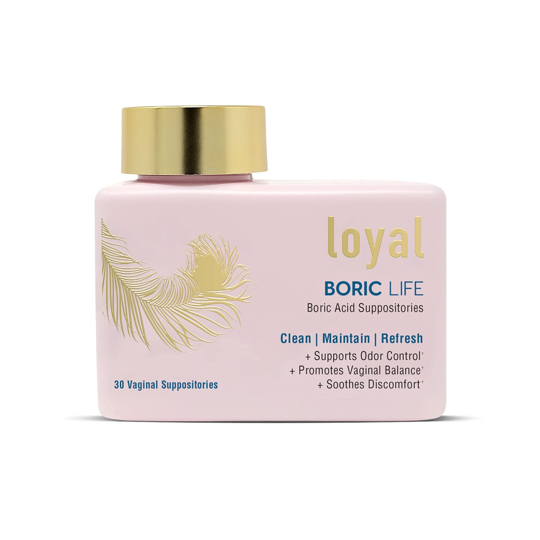Loyal Boric Life bottle front label shows the product name and odor-control formula