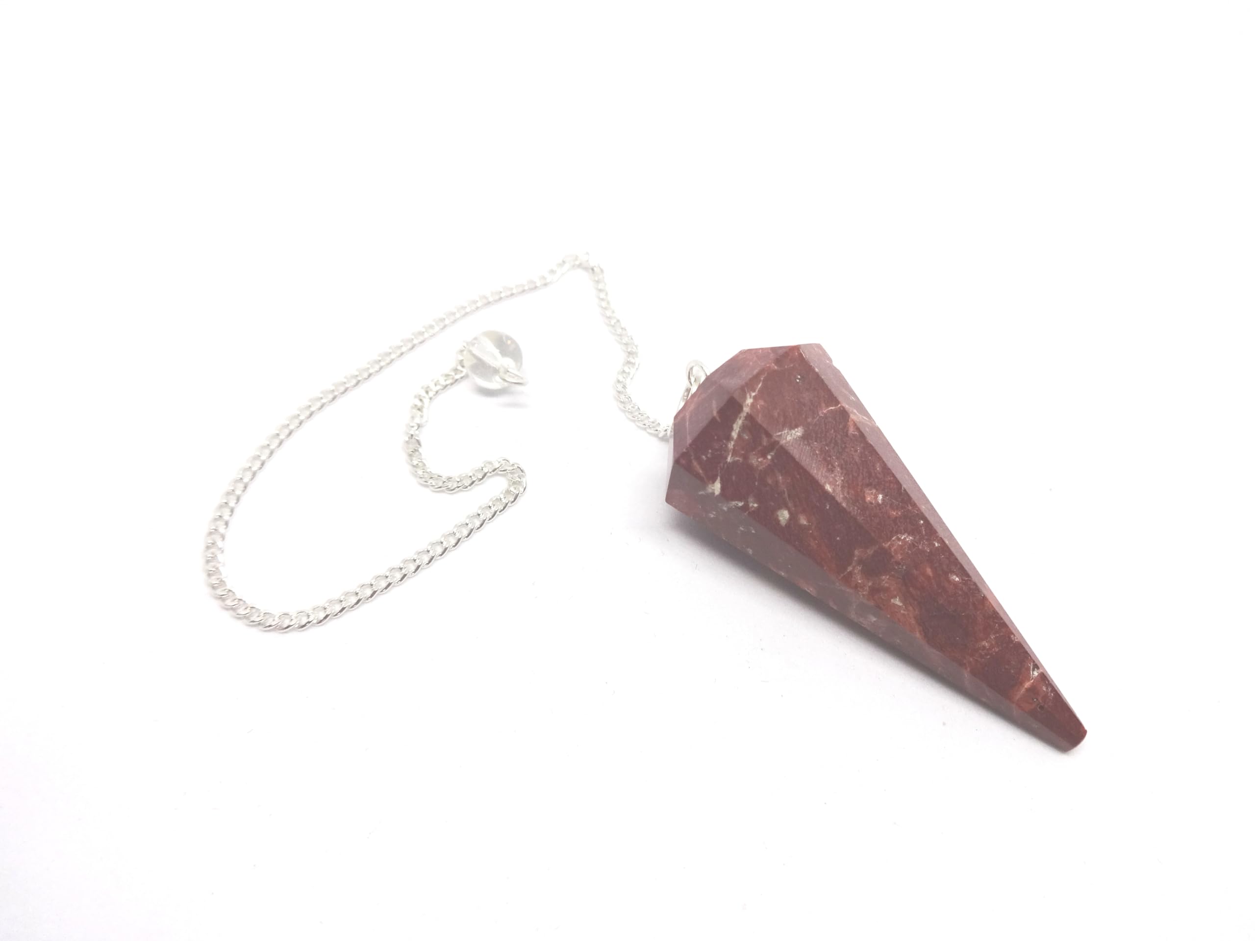 L Pedra & Crystal pendulum kit with chain and pouch