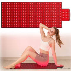 LPKP red light therapy mat shows full-body coverage for larger treatment areas.