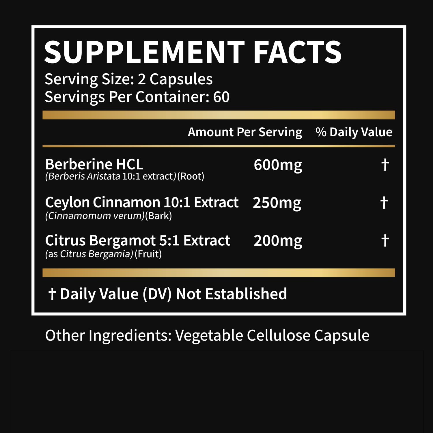 LSOIUX Berberine capsules ready to dispense for daily routine.