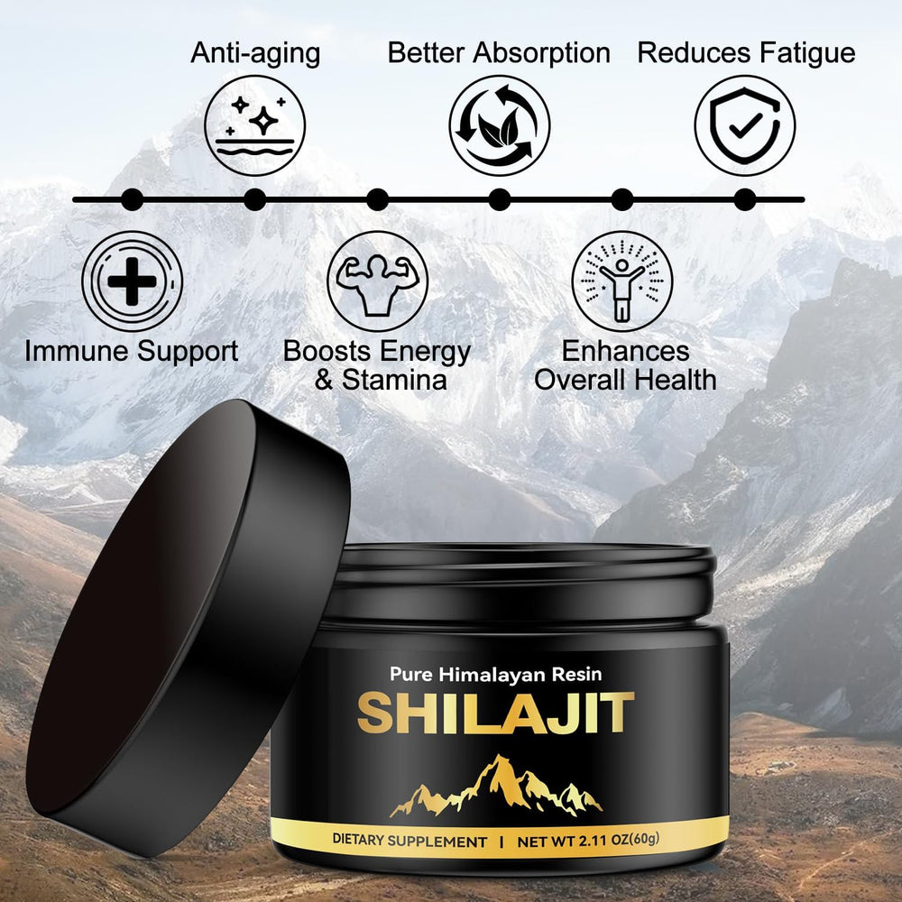 LSOIUX fulvic-acid rich resin suggests a nutrient-dense base for daily routines.
