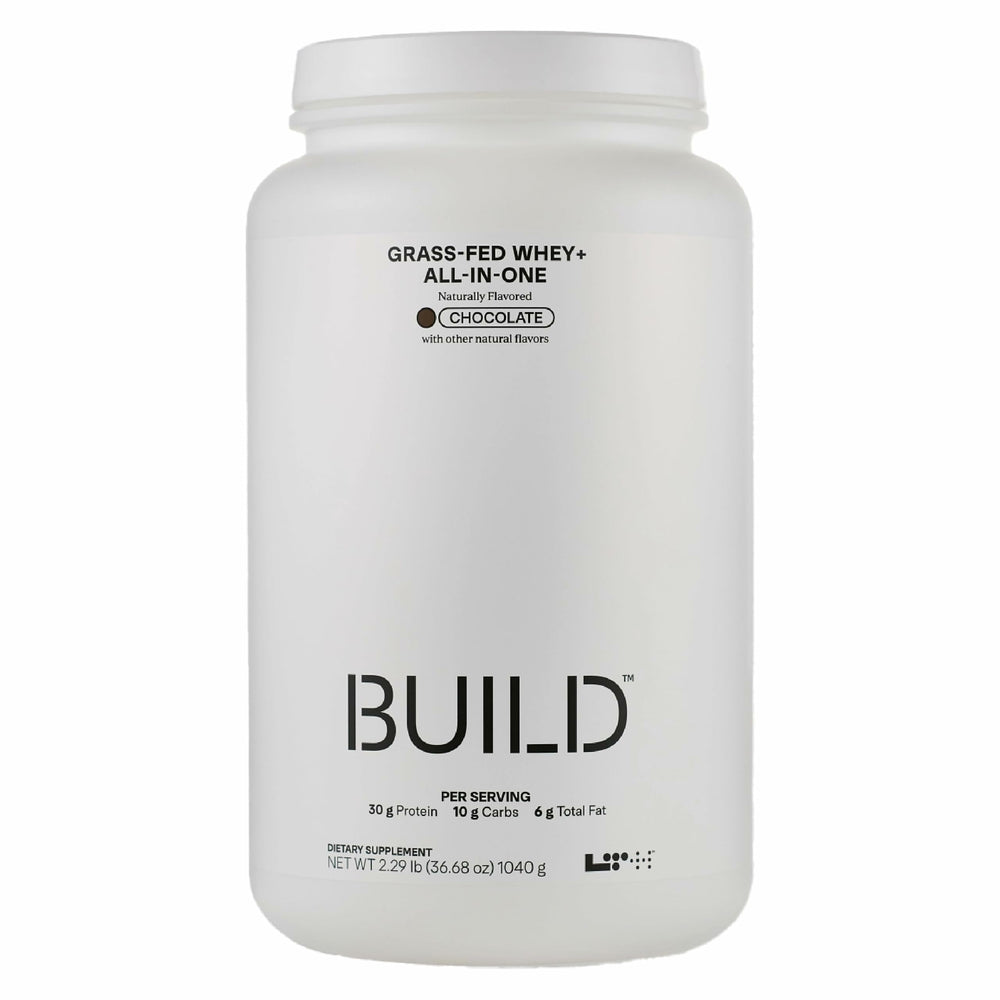 LTH Build chocolate protein bottle shows on-the-go meal replacement potential.