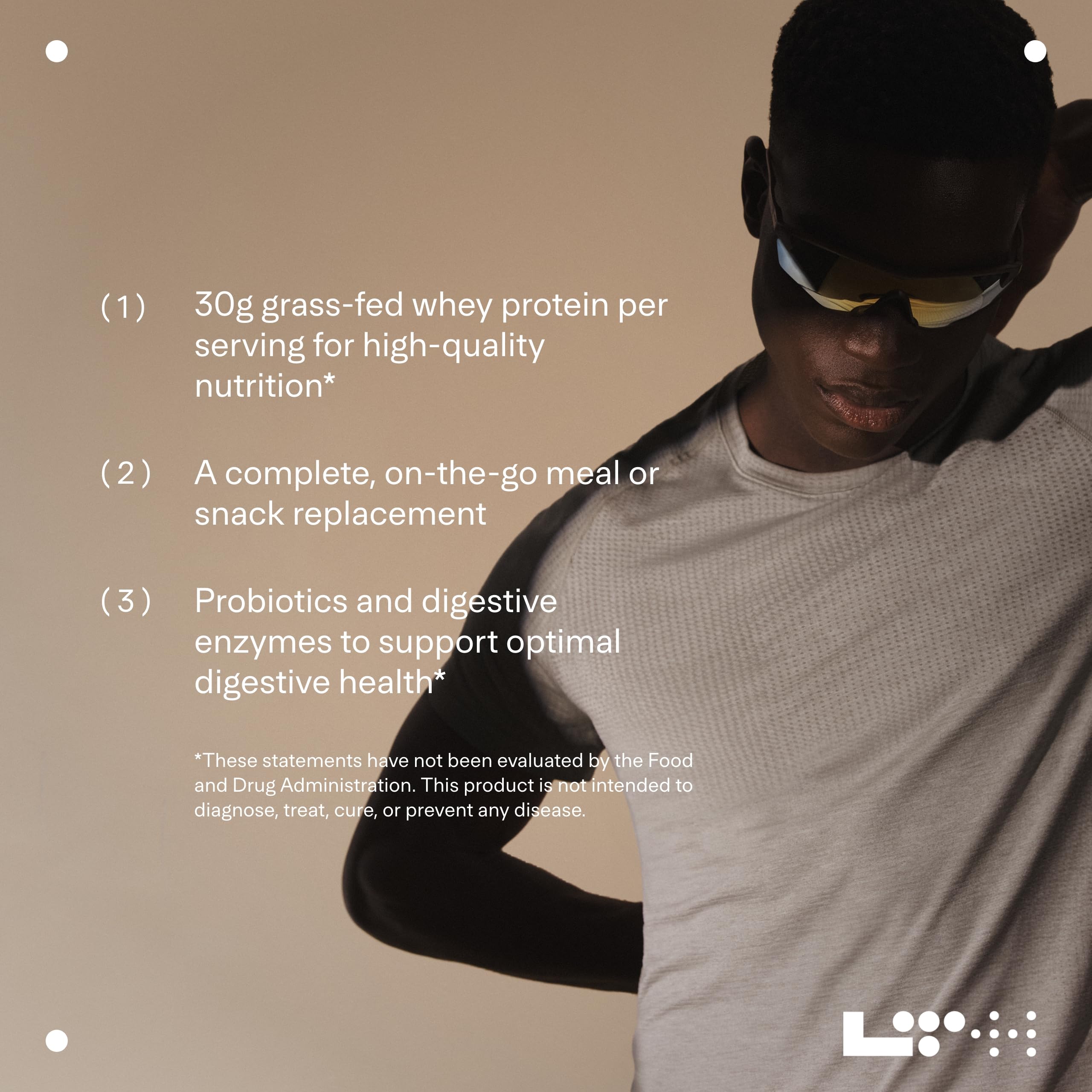 NSF-certified LTH Build label highlights clean, premium protein formula.
