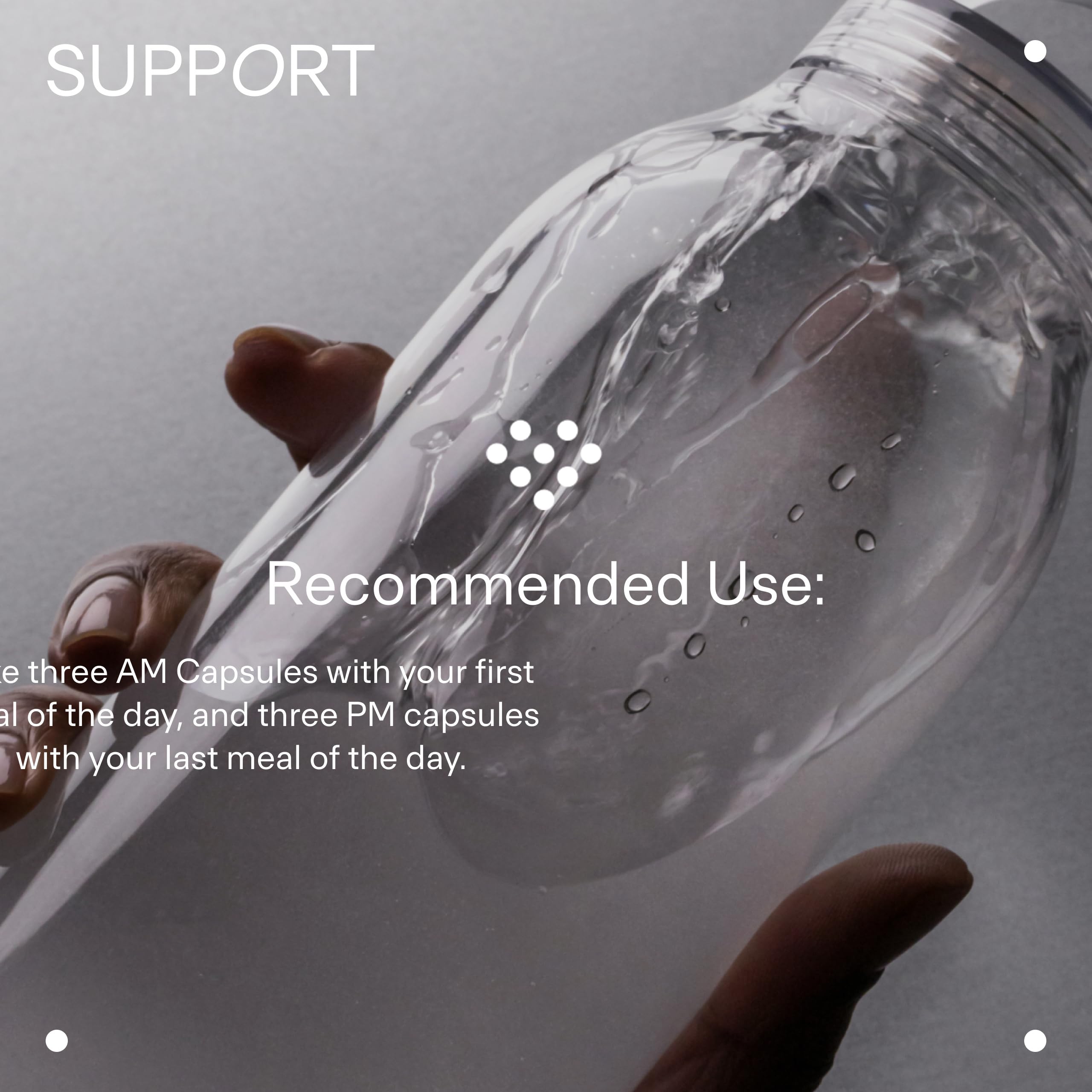 LTH Daily Performance in a morning routine setup with water glass