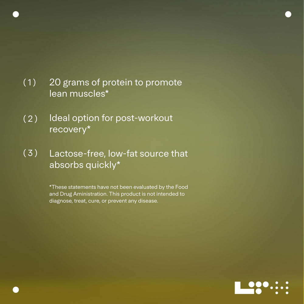 LTH Flex Whey Vanilla tub close-up showcases lactose-free formula.