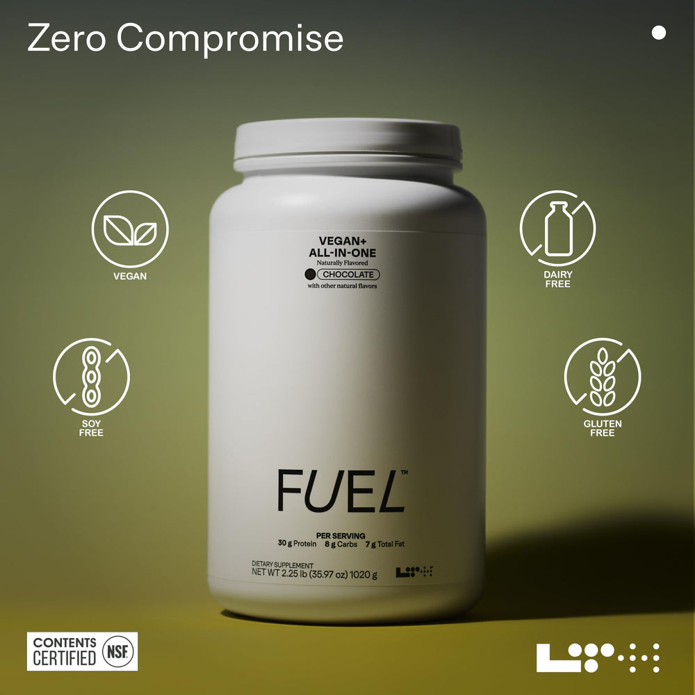 LTH Fuel close-up of ingredients: pea, chia, chlorella sources