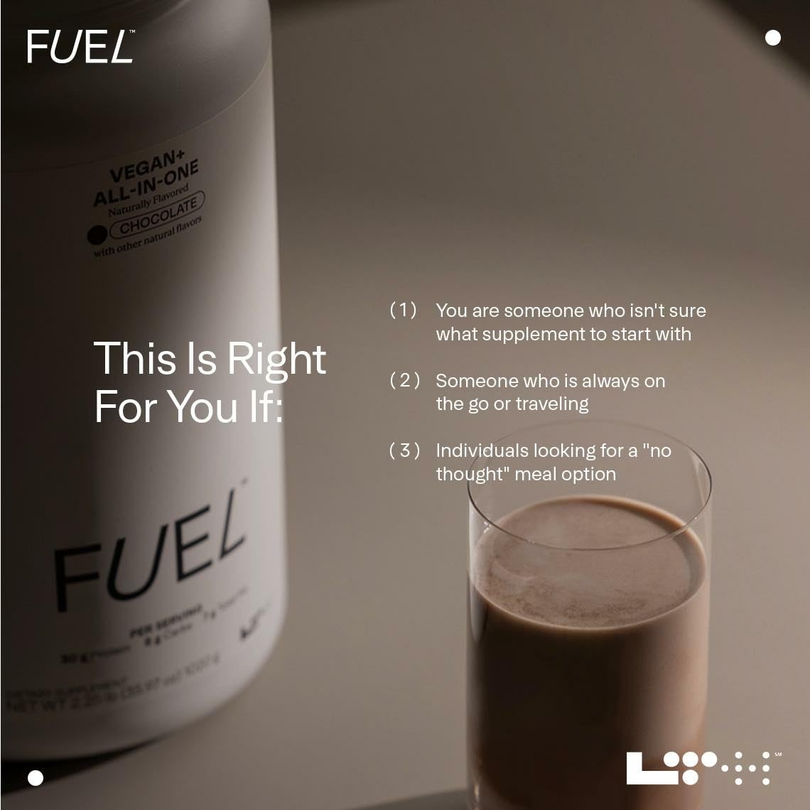 LTH Fuel nutrition panel highlights zinc, copper, and calcium for metabolism support