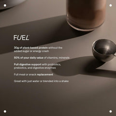 LTH Fuel scoop with 30g plant-based protein serving
