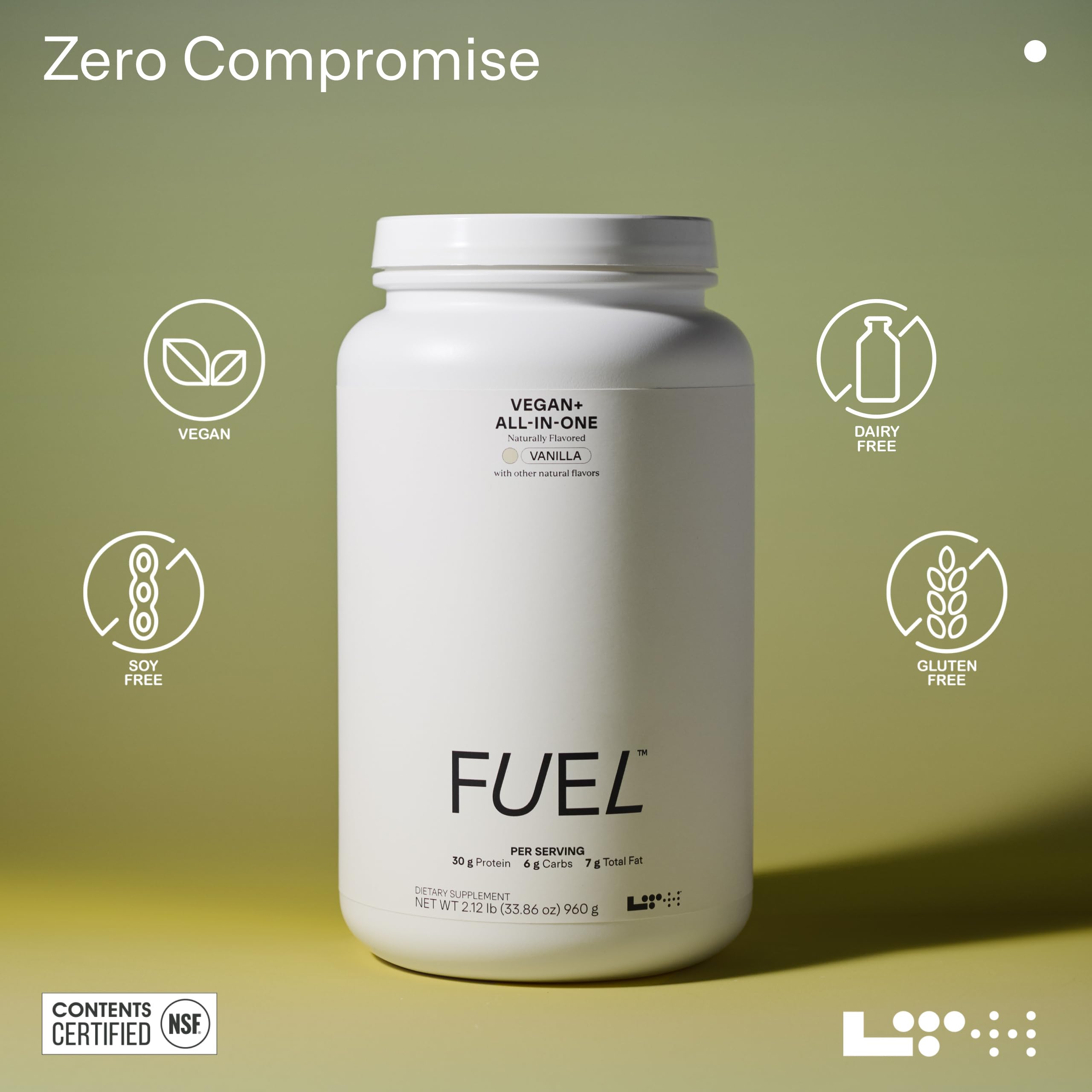 LTH Fuel Vegan All-in-One vanilla Life Time members trust image.
