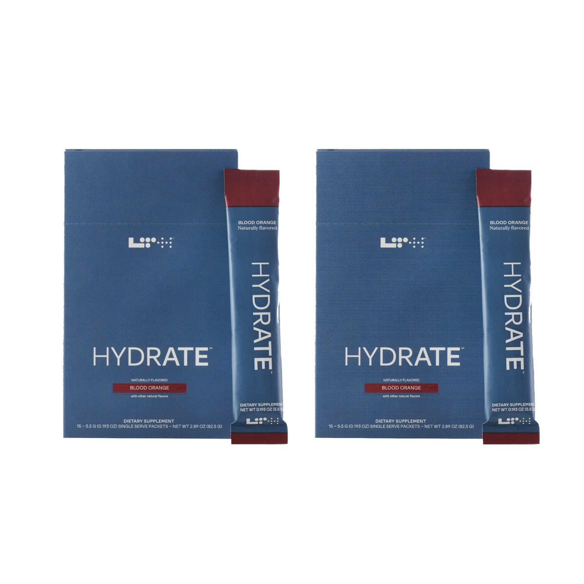 LTH Hydrate blood orange packet for convenient on the go hydration