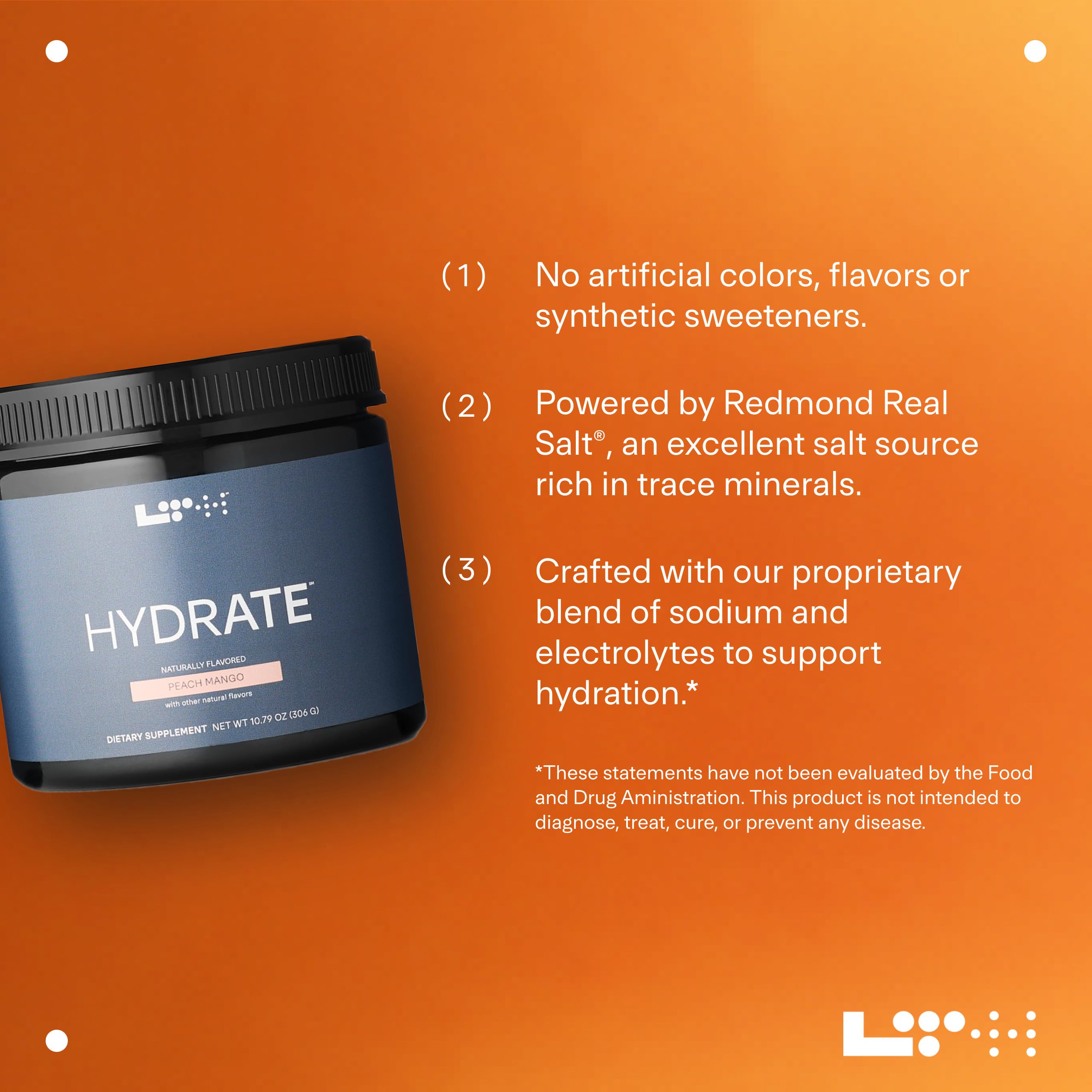 LTH Hydrate plant-based ingredients support dairy-free hydration.