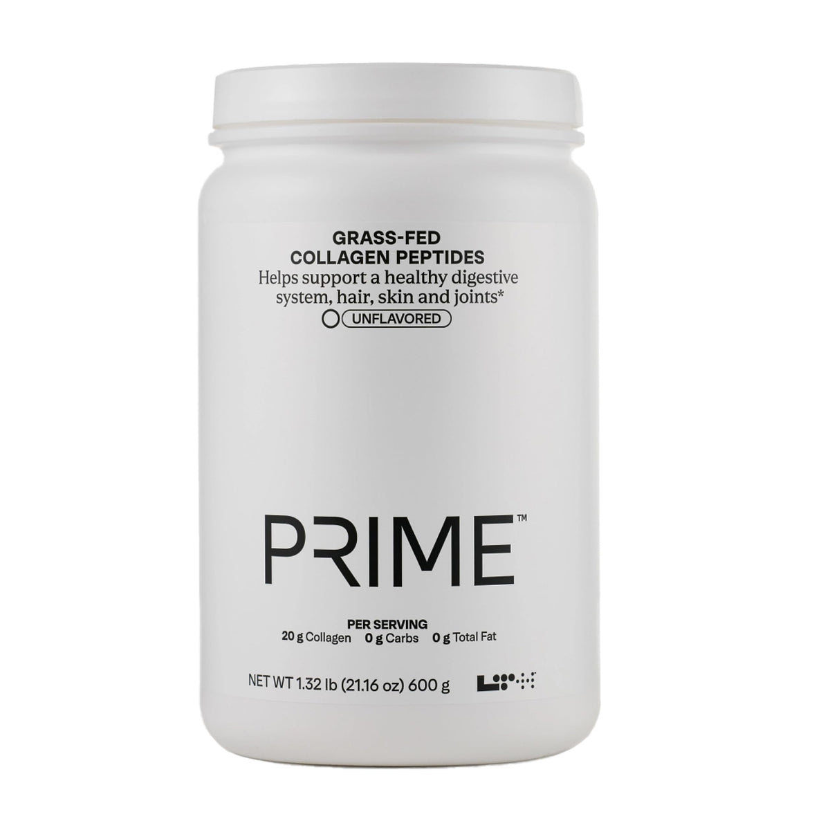 LTH Prime Collagen Peptides bottle shows grass-fed formula for daily joint support.