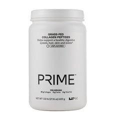 LTH Prime Collagen Peptides bottle shows grass-fed formula for daily joint support.
