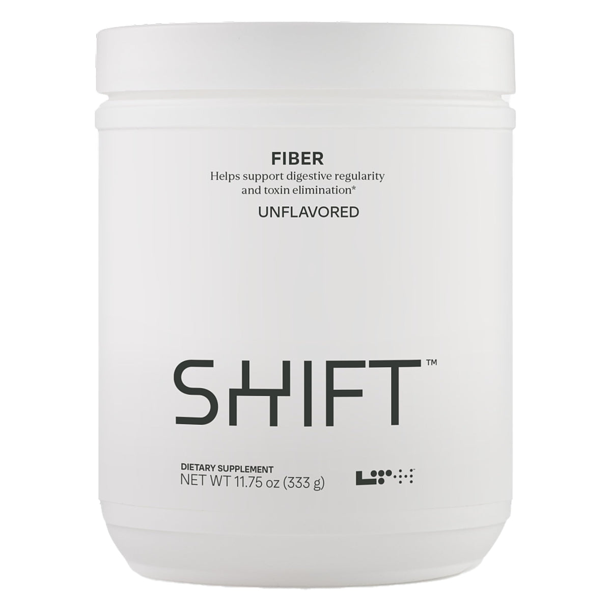 LTH Shift unflavored powder in tub for daily prebiotic support