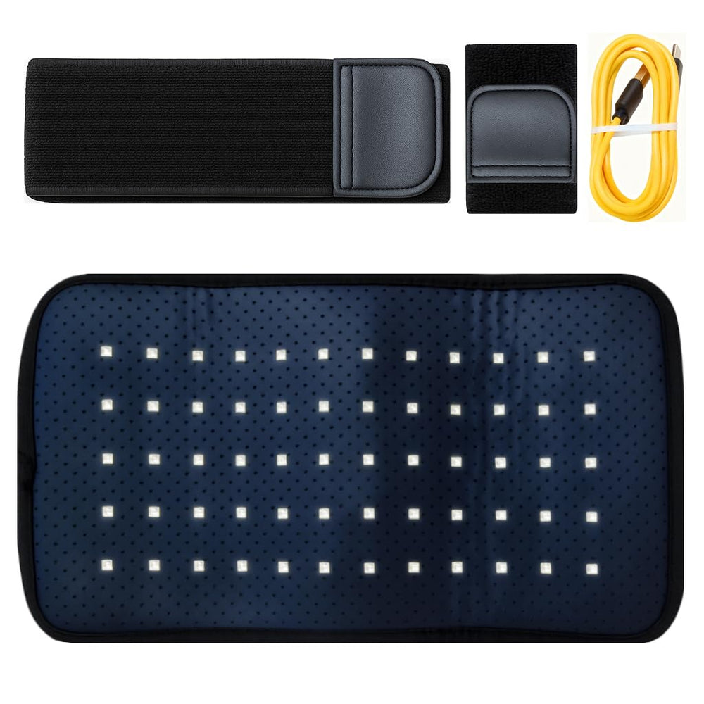 LTW Red Light Therapy Belt on shoulder for targeted warmth and comfort.