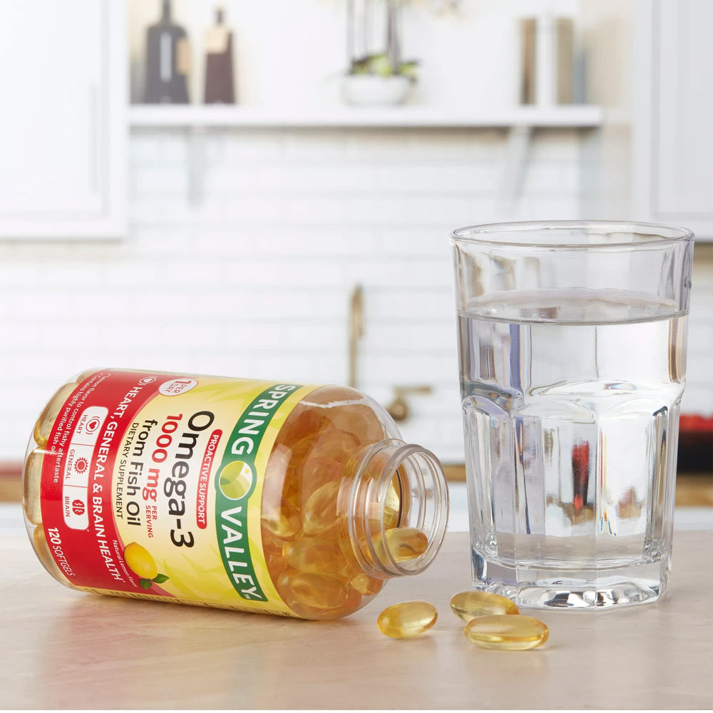 LUAL Omega-3 label closeup notes non-GMO and gluten-free