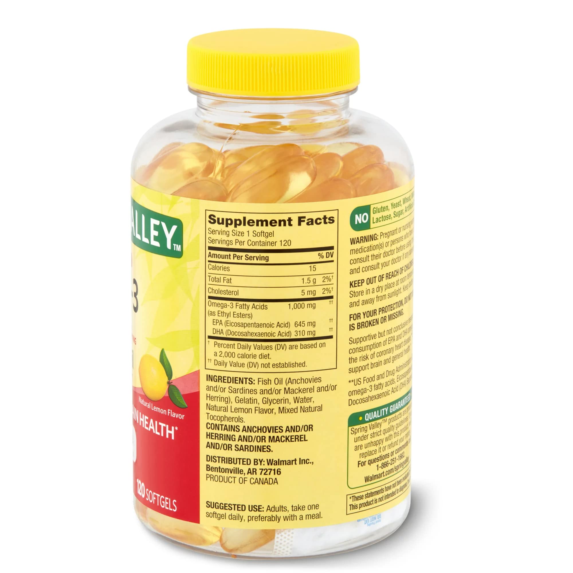 LUAL Omega-3 packaging box front view