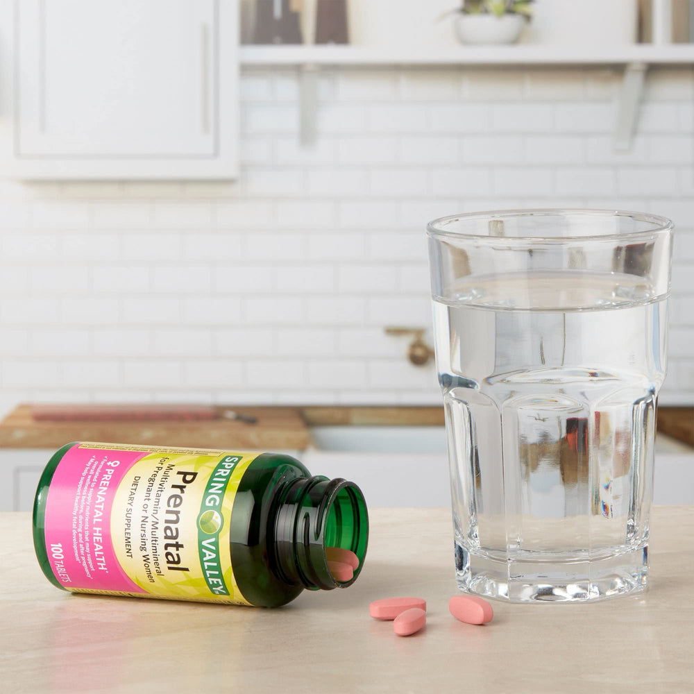 Daily dosage image showing one tablet a day for pregnancy-friendly supplementation.