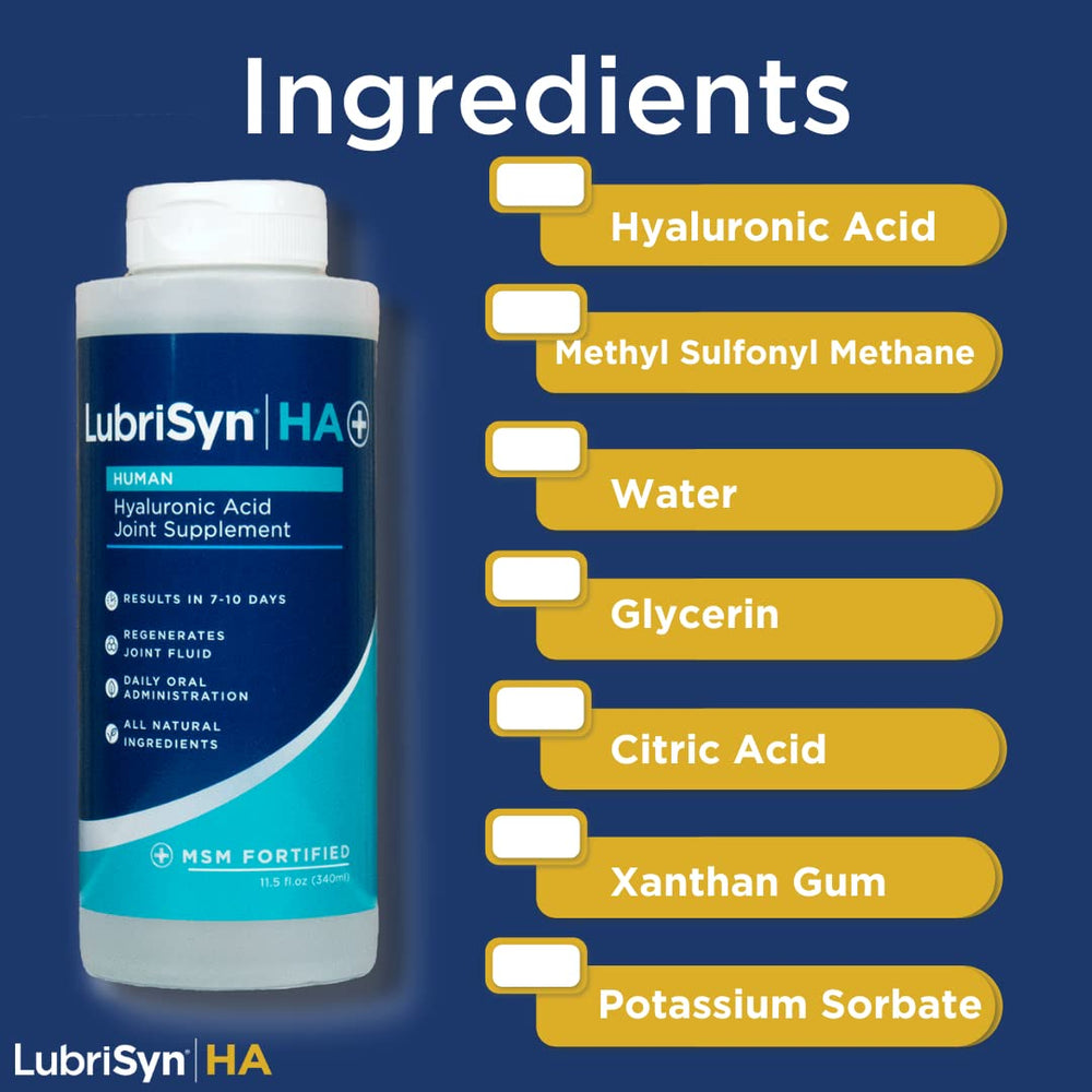 LubrisynHA three-bottle pack illustrating extended joint support supply