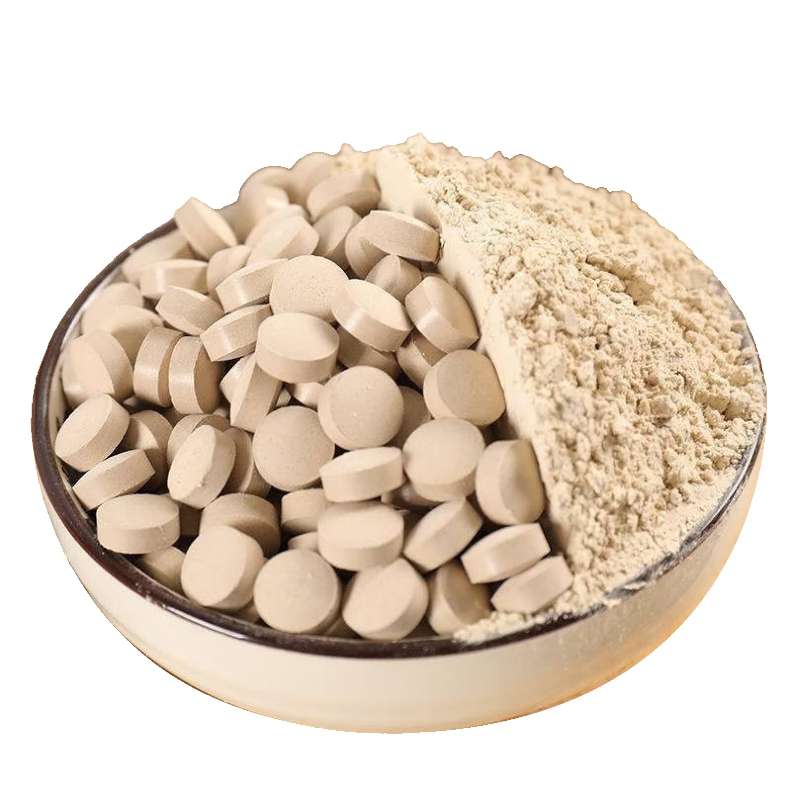 Lucentis Tienchi tablets in hand ready for daily use
