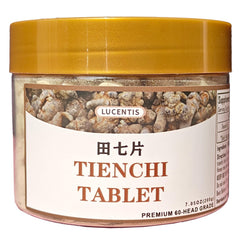 Lucentis Top Level Pure Tienchi tablets in bottle for daily vitality support