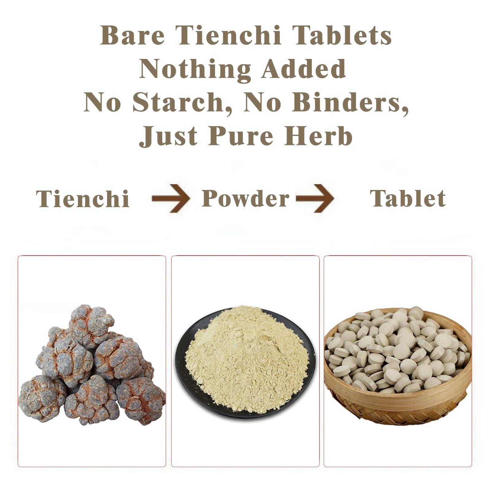 Lucentis travel friendly bottle of Tienchi tablets on table