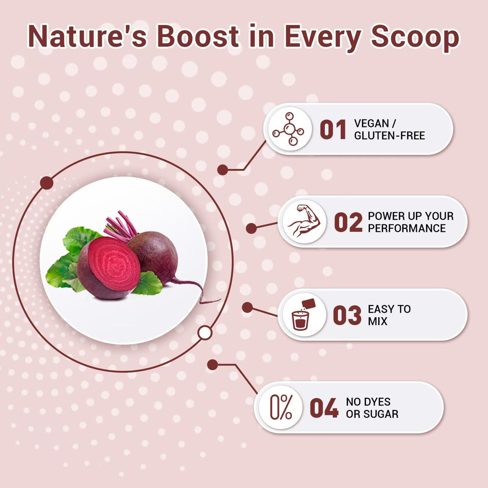 Luckycare beet powder baking ingredient adds color and nutrition