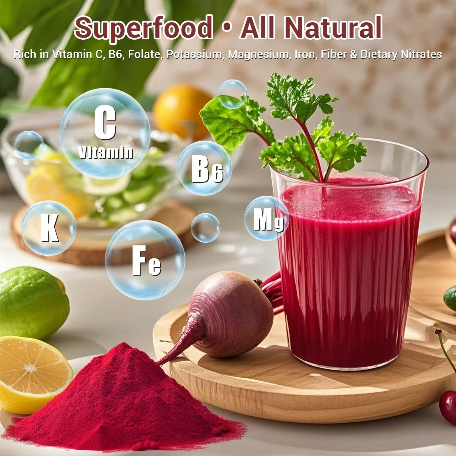 Luckycare beet powder lab-tested for consistent quality