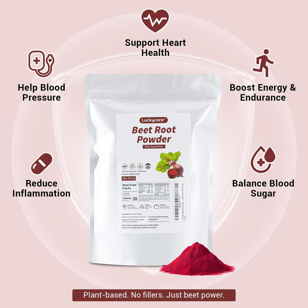 Luckycare beet powder smoothie mix for natural color and flavor