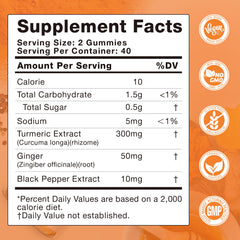 LUCKCHAN turmeric curcumin gummies ginger close up highlighting flavor and aroma.