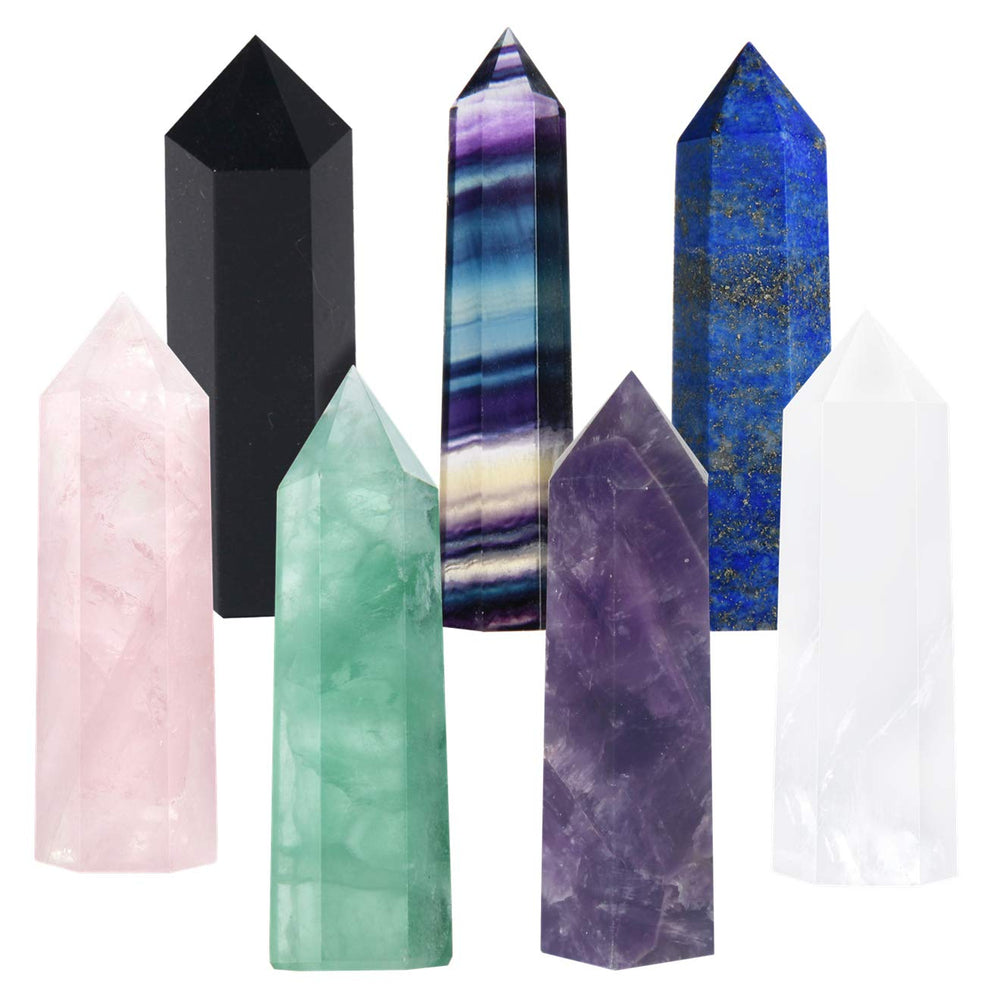 Luckeeper amethyst wand with 2 inch tip for calm focus