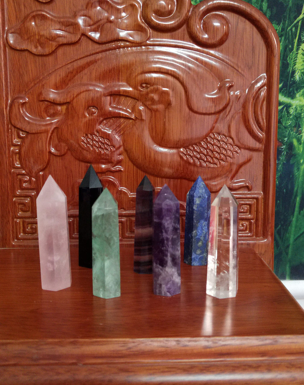 Luckeeper clear quartz wand aids mental clarity during meditation