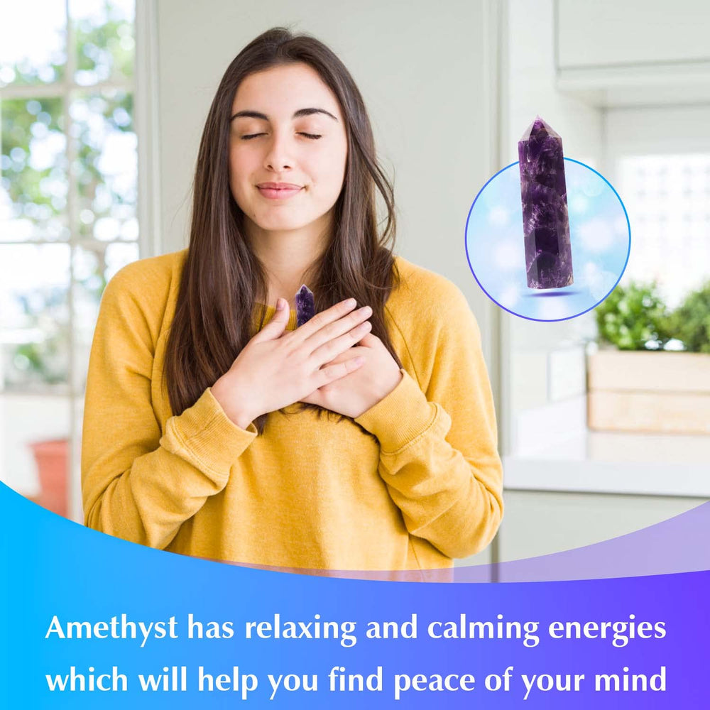 Luckeeper Green Fluorite wand, 3-inch, helps balance and decision-making.