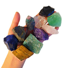 Luckeeper raw crystals Black Obsidian rough for grounding and protective energy.