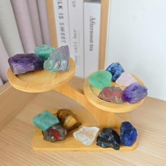 Luckeeper raw crystals Green Fluorite rough for focus and harmony.