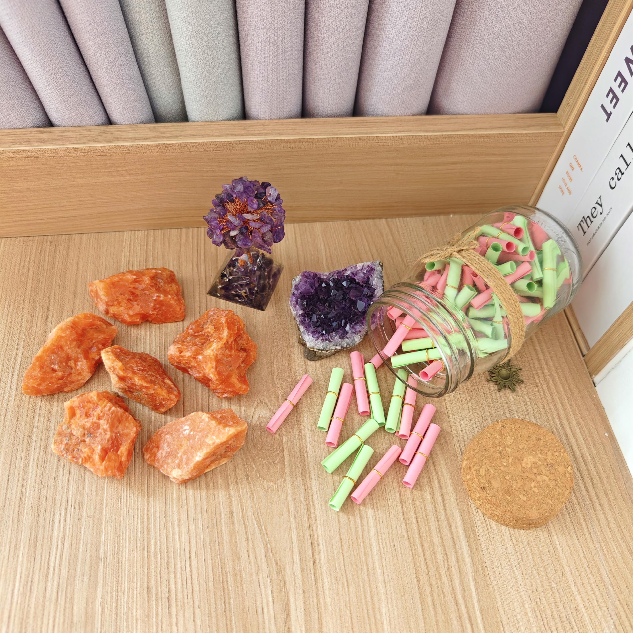 Luckeeper sunstone display pieces suitable for mindful meditation setups.