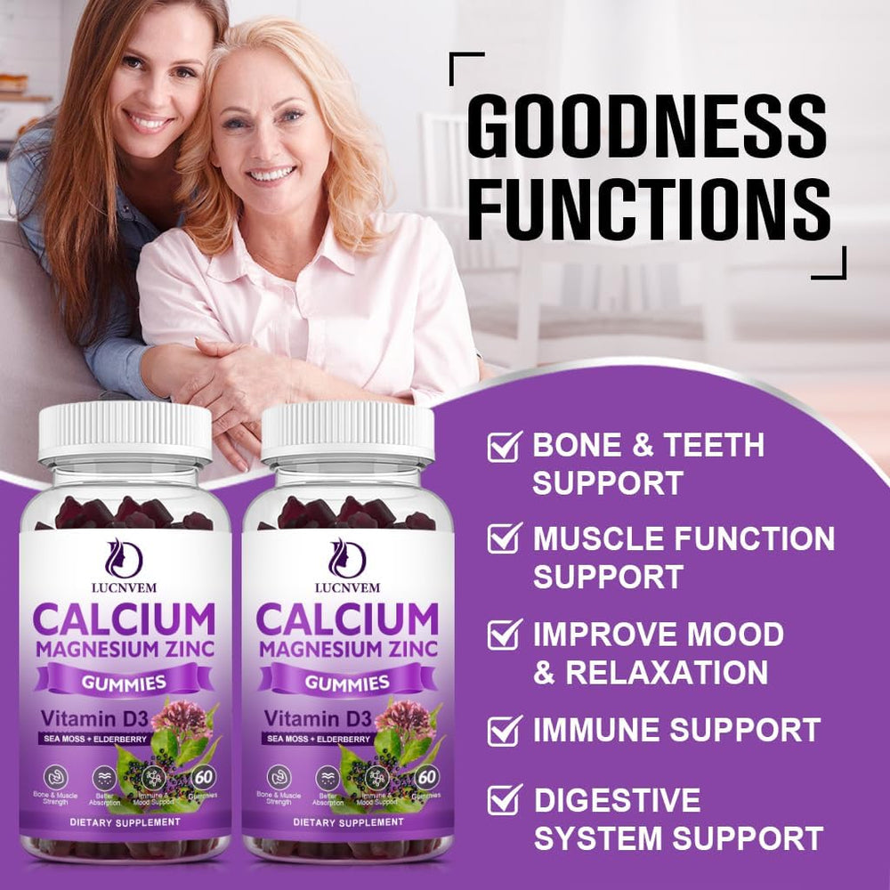 LUCNVEM sea moss and vitamin D3 added benefits as part of the formula.