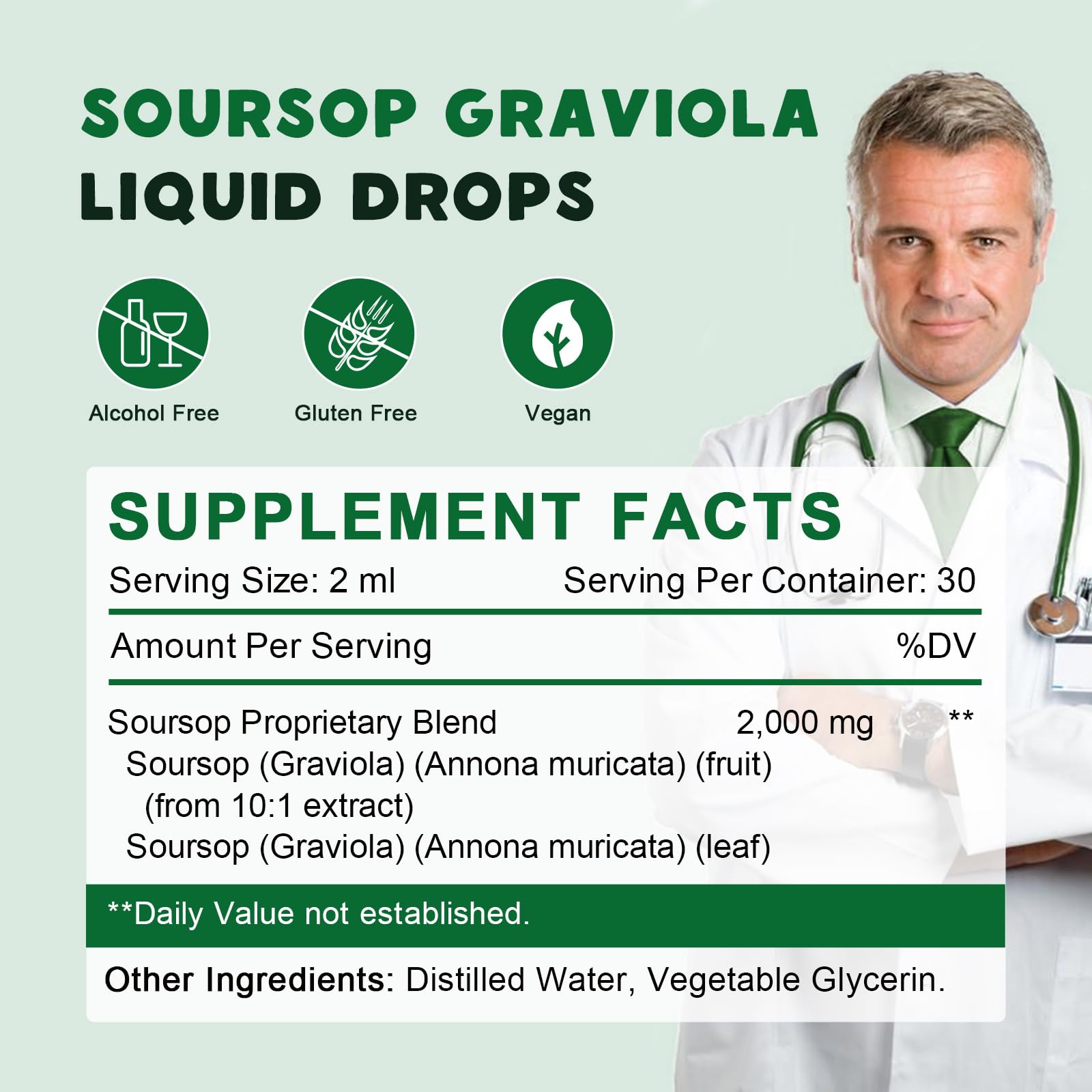 LUCNVEM Soursop Drops dose-ready dropper for daily routine