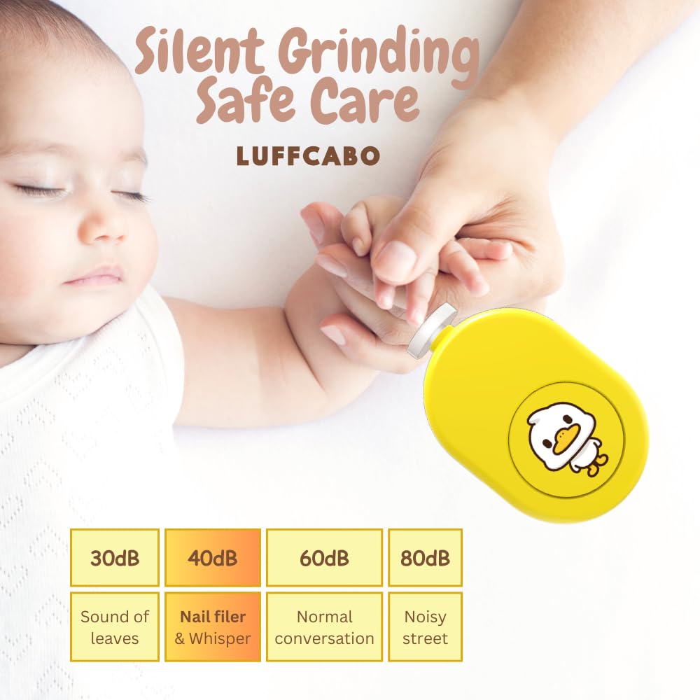 White polishing pad delivers a final buff for smooth nails.