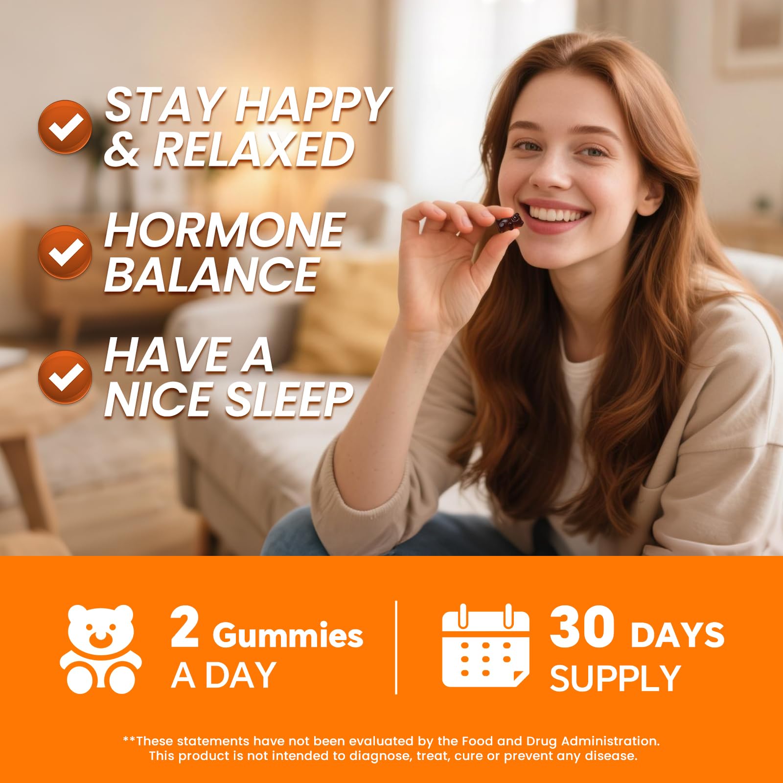 Lukaree Cortisol Gummies in a morning routine setup for daily calm and focus