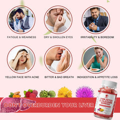 Gummies on white background with raspberry flavor and sugar-free promise
