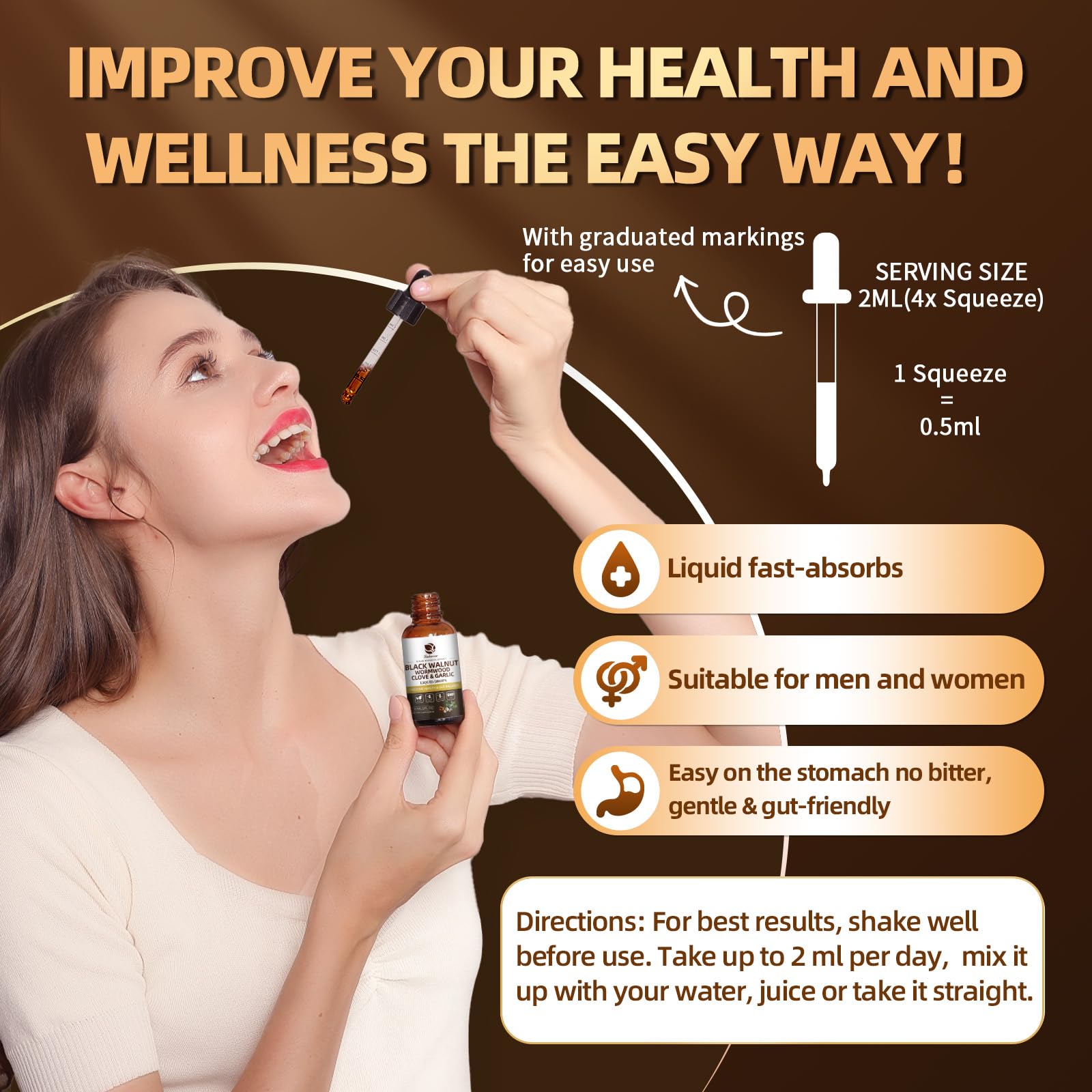 Lukaree on-the-go bottle compact for travel digestive comfort