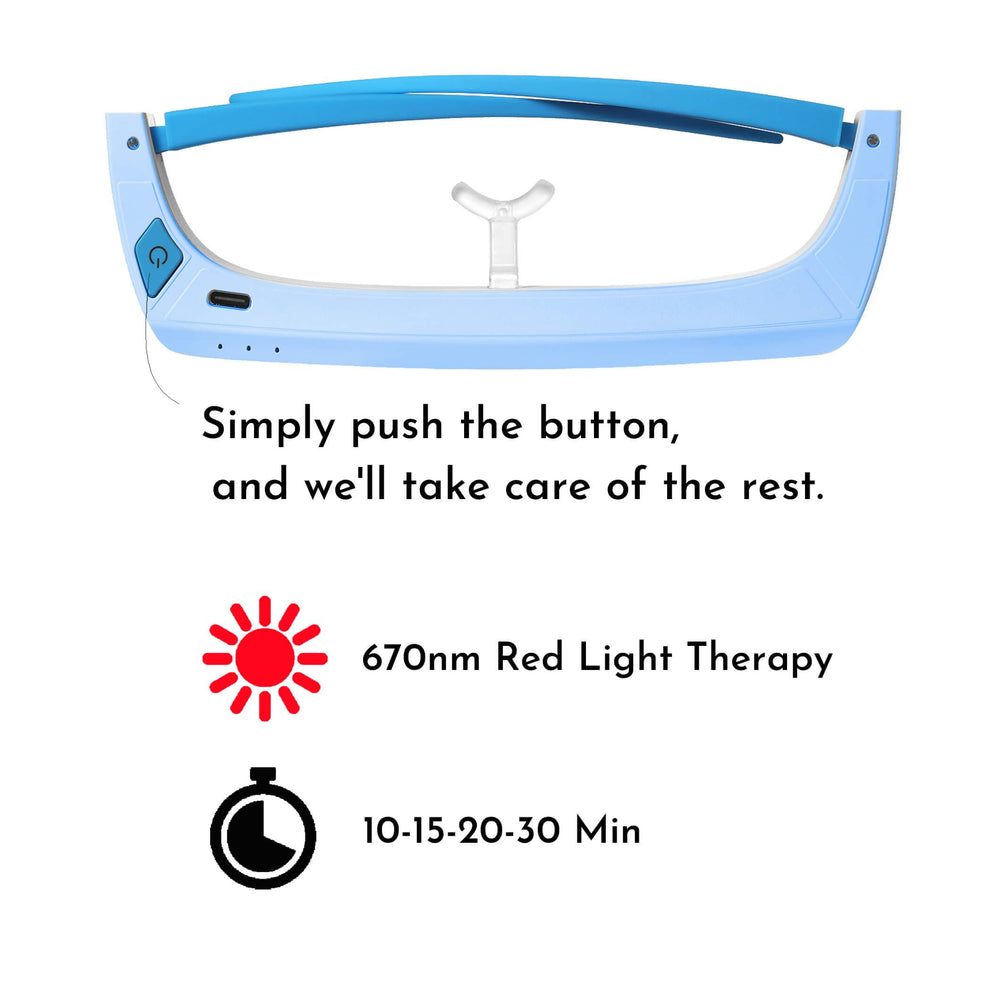Lukirch red light glasses 670nm suit daily routines like reading and watching.
