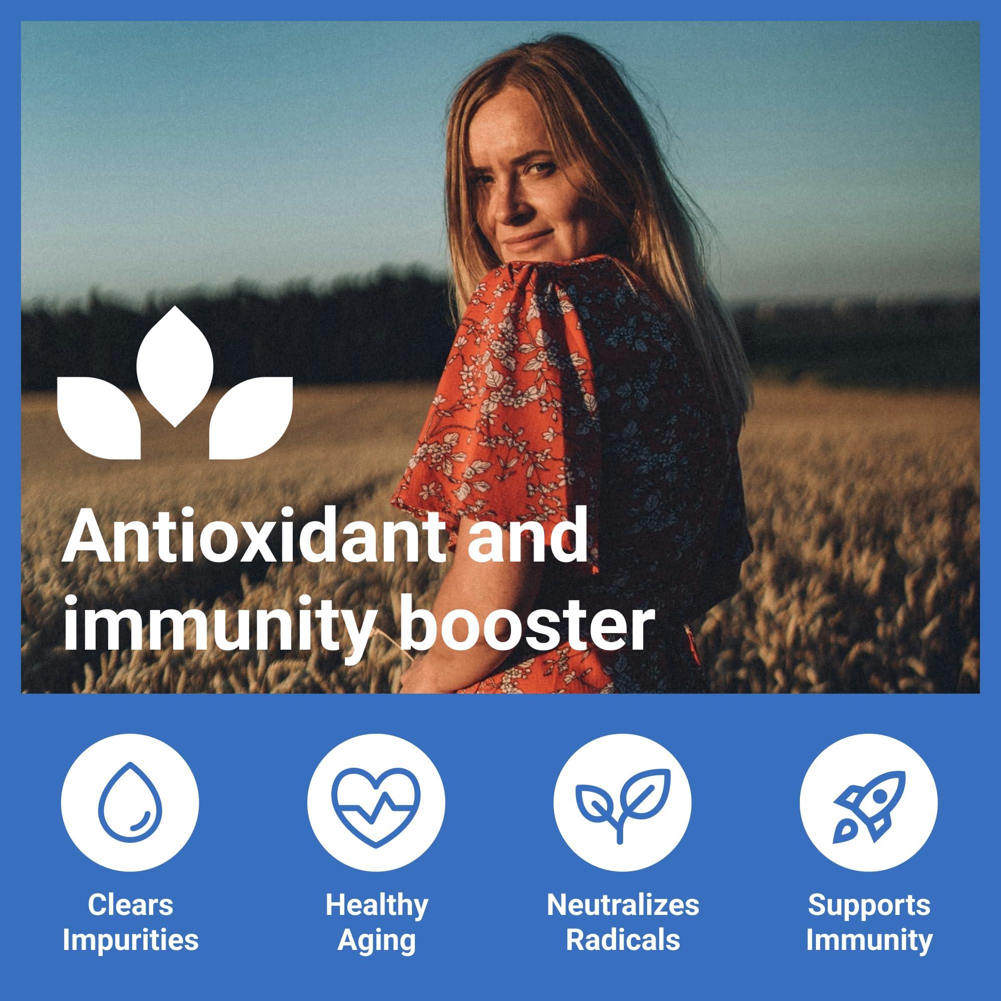 Luma Nutrition Glutathione capsules close-up showing daily dose